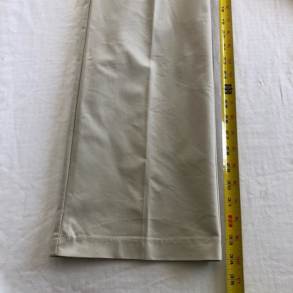 Women's Dockers Wide Straight Leg Pants Light Tan Khakis Sz 8 Long, Inseam = 34” - Picture 9 of 14